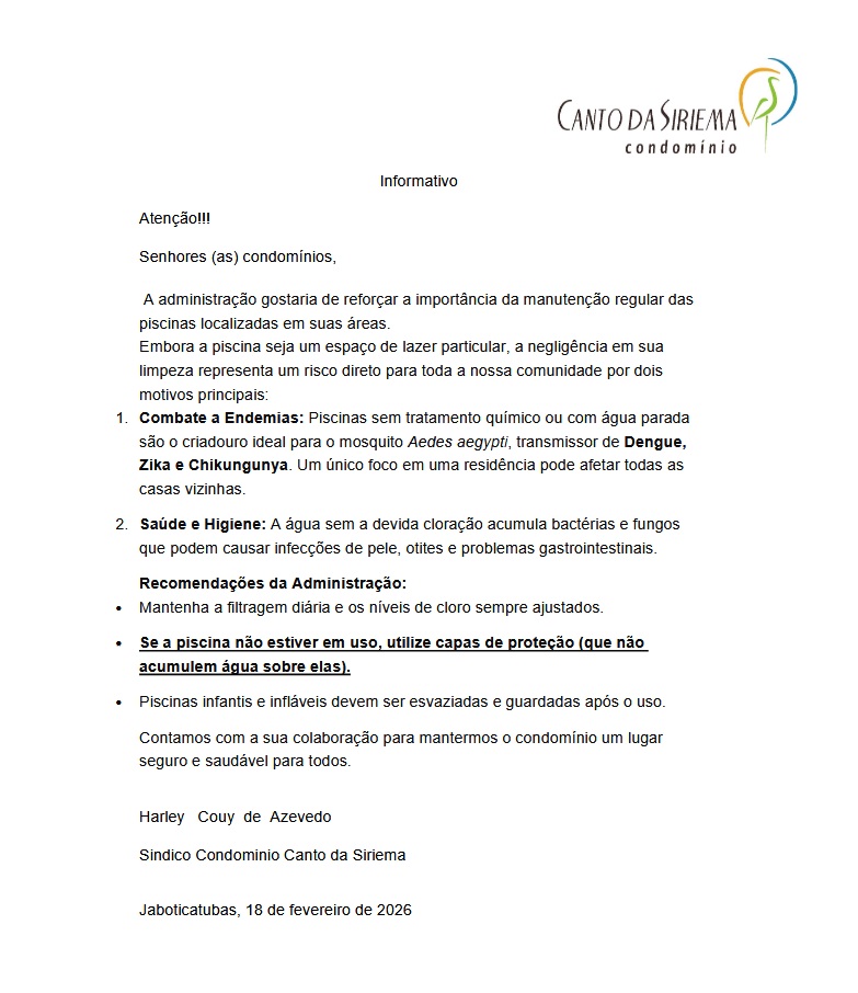 Condom�nio Canto da Siriema